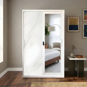 Lemari Pakaian Besi 2 Pintu 120