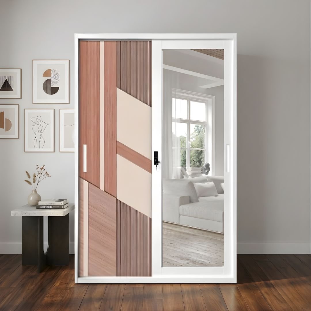 Lemari Pakaian Besi 2 Pintu 120