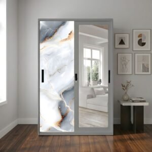 Lemari Pakaian Besi 2 Pintu 120