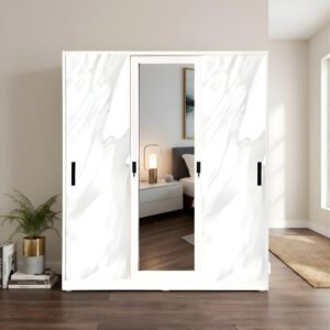 Lemari Pakaian Besi 3 Pintu 160