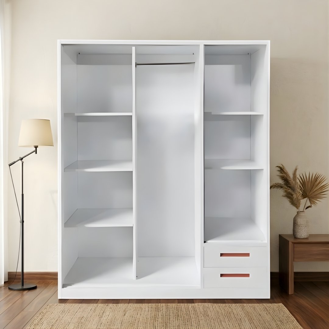 Lemari Pakaian Besi 3 Pintu 150 - Gambar 2