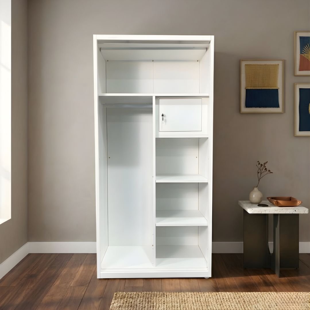 Lemari Pakaian Besi 2 Pintu 90 - Gambar 2