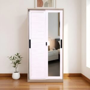 Lemari Pakaian Besi 2 Pintu 90
